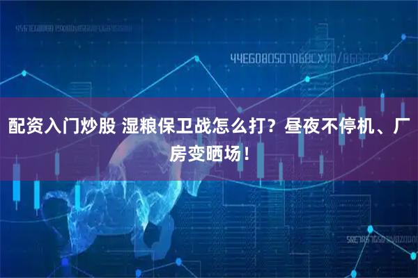配资入门炒股 湿粮保卫战怎么打?昼夜不停机、厂房变晒场!