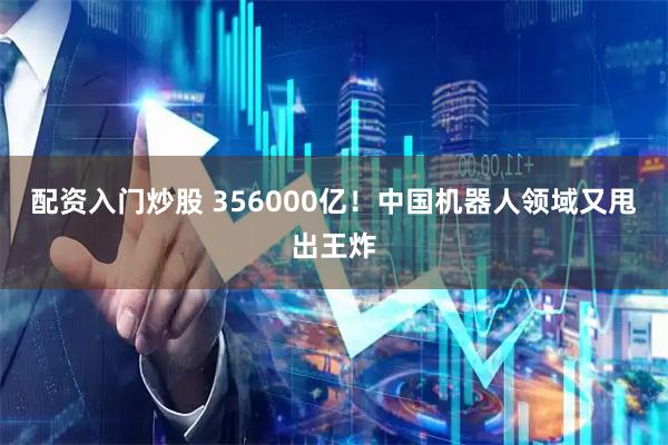 配资入门炒股 356000亿！中国机器人领域又甩出王炸