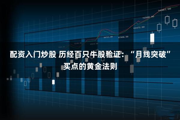 配资入门炒股 历经百只牛股验证：“月线突破”买点的黄金法则